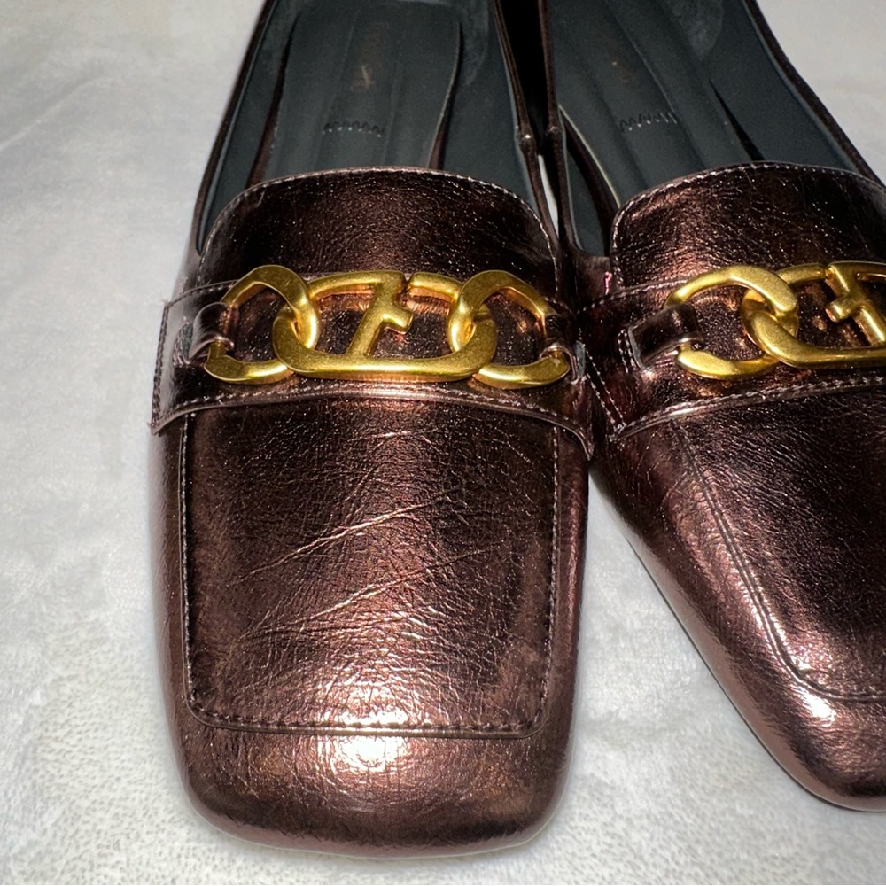 Franco Sarto Tiari Slip On loafer size 9 metallic - Picture 7 of 14